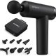Massage Gun Percussive Muscle Massager for Workout Home Office, Cost-Effective Quiet Handheld Recovery Tool for Pain Relief Daily Therapy, Entesi 3 Black