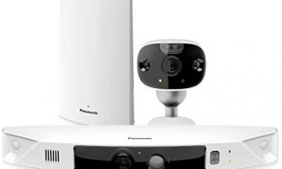 Panasonic HomeHawk Outdoor Wireless Smart Home Security Camera, Wide Angle View, Color Night Vision, 2-Way Talk, Works with Alexa & Google Assistant, 2 Camera Kit (KX-HN7002W)