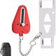 Portable Door Lock, Home Security Door Locker Travel Lockdown Locks for Additional Safety and Privacy Perfect for Traveling Hotel Home Apartment College