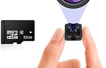 Small Hidden Mini Spy Camera - Secret Tiny Spy Cam for Home or Car with Motion Detection, Night Vision, Video, Micro Security Nanny Cameras and Hidden Cameras, Camaras Espias, No Wireless WiFi Needed