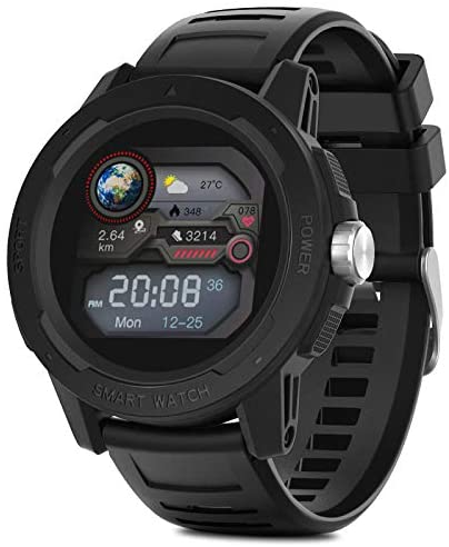 moreFit Smart Watch with Heart Rate Monitor, IP67 Waterproof Fitness Tracker,Calorie Step Counter Activity Trackers, Ideal Fitness Watch Gift for Men Women